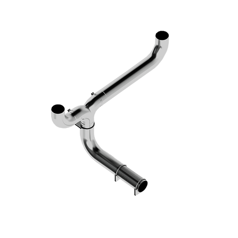 MBRP 5-Inch Exhaust System Exhaust Armor Lite Universal Fit Aluminized Steel Full Size Pickup 5 Inch Exhaust Pipe T Pipe Aluminized Steel