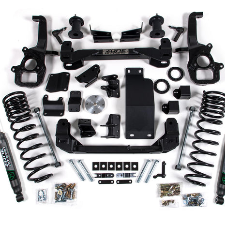 19-23 RAM 1500 4WD 6 Inch Front 5 Inch Rear Lift Kit Fox Adventure Shocks Zone Offroad