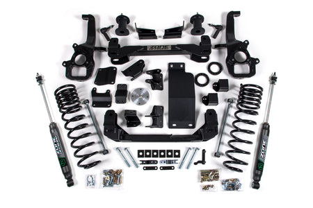 20-23 RAM 1500 4WD 6 Inch Front 5 Inch Rear Lift Kit With Nitro Shocks Zone Offroad