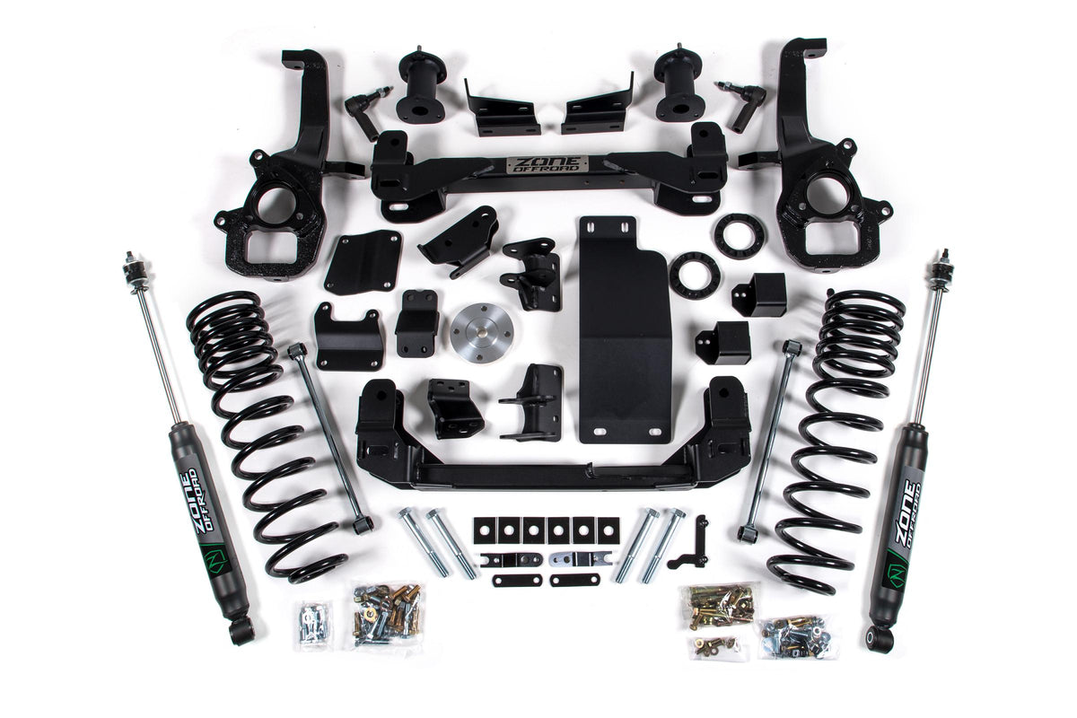 20-23 RAM 1500 4WD 4 Inch Front 3 Inch Rear Lift Kit Nwith Nitro Shocks Zone Offroad