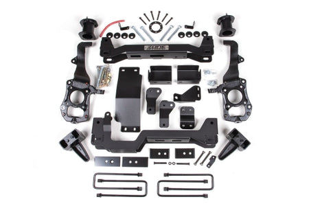 21-23 Ford F-150 Tremor 4WD 5 Inch Lift Kit 3 Inch Rear Block Spacer Front Fox 2.0 Adv Series Rear Zone Offroad