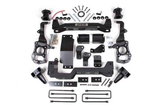 21-23 Ford F-150 Tremor 4WD 5 Inch Lift Kit 3 Inch Rear Block Spacer Front Nitro Rear Zone Offroad