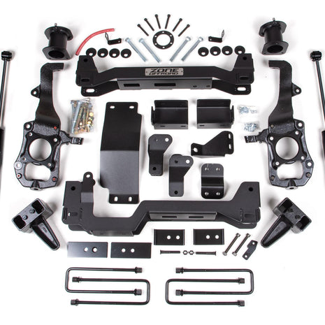 21-24 Ford F-150 6 Inch Zone Lift Kit Nitro Shocks Zone Offroad
