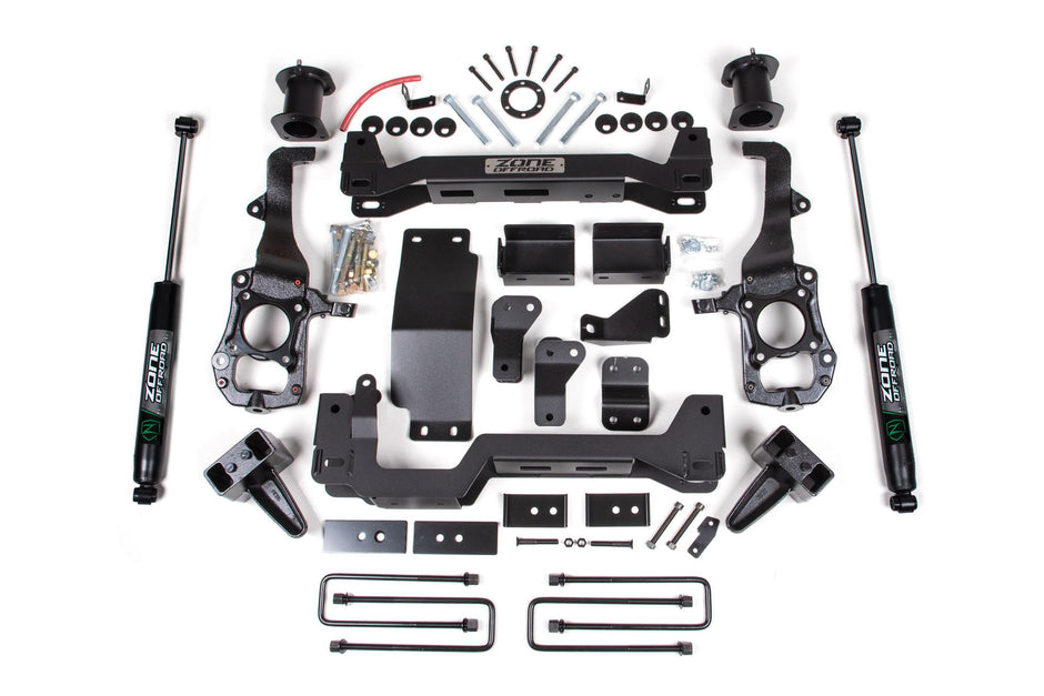 21-24 Ford F-150 4 Inch Zone Lift Kit Nitro Shocks Zone Offroad