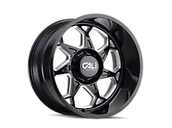 Cali Offroad Sevenfold 9111 20x9 Gloss Black Milled Wheel – 8x165.1 Bolt Pattern, 0 Offset | Cast Aluminum Truck Rim